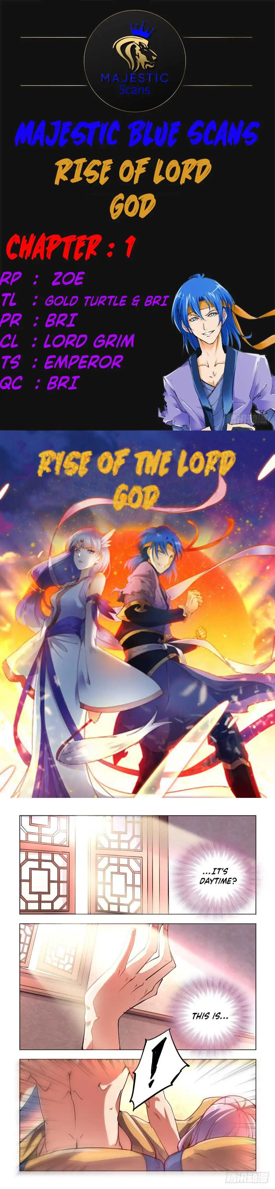 Rise of The Lord God Chapter 1